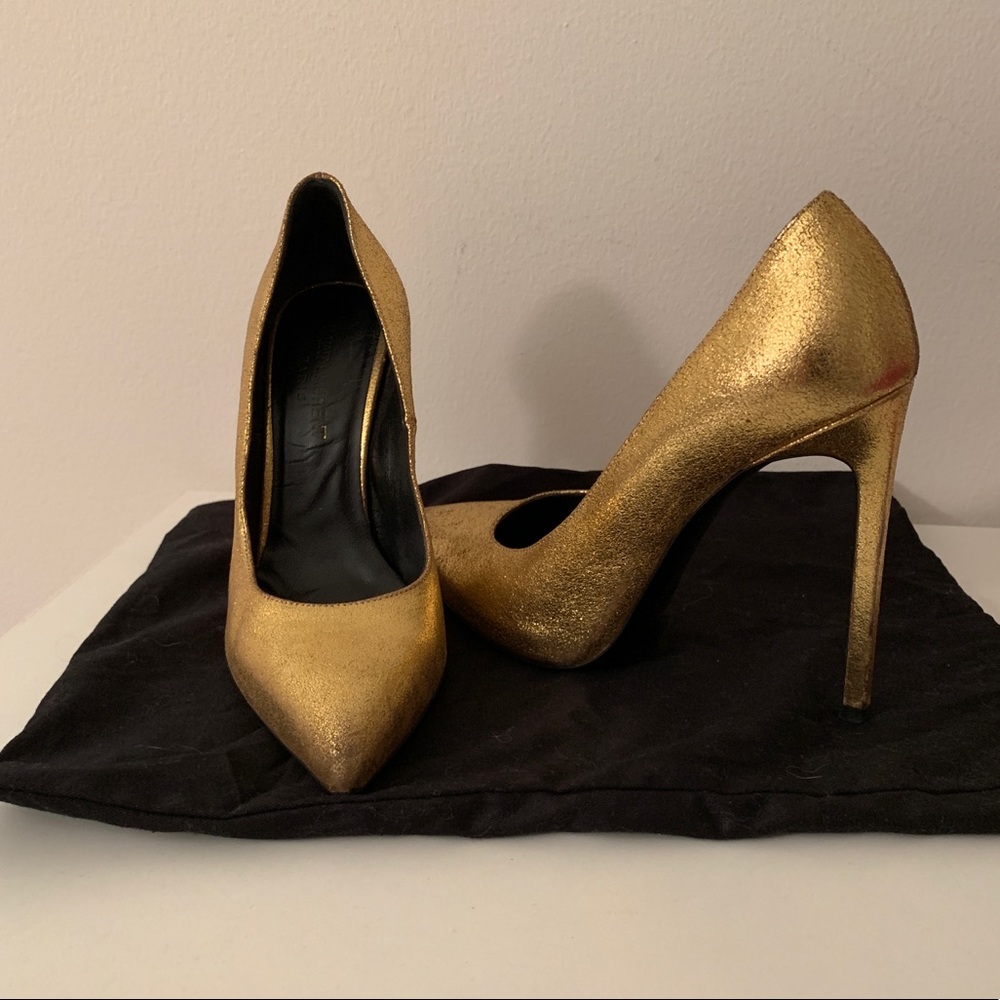 YSL Fashion Gold Heels!